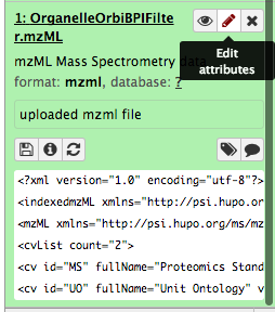 Edit attributes icon